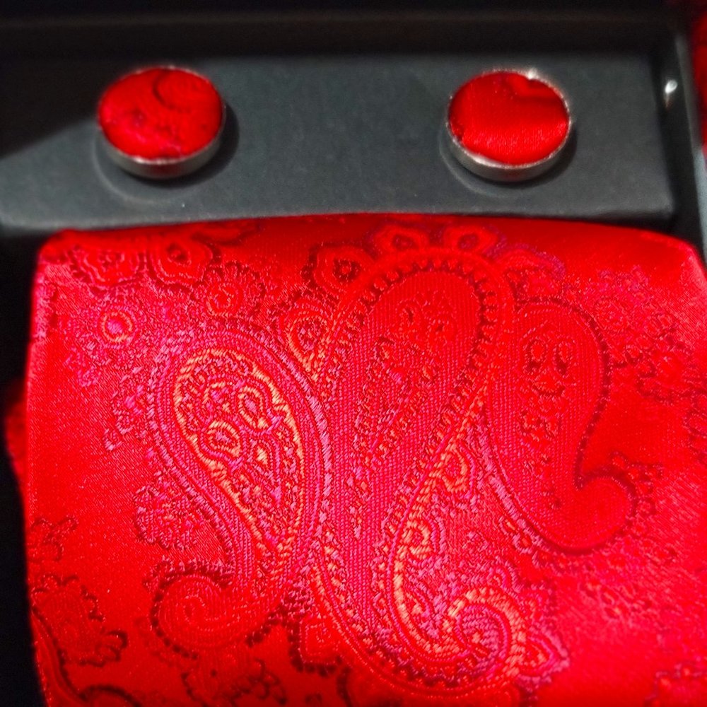 Men's Red Tie sets